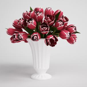 红色玫瑰花卉花艺