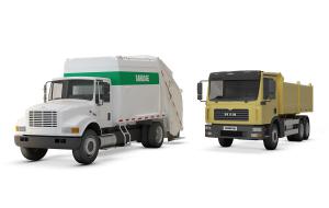 垃圾车、工程车、运输车