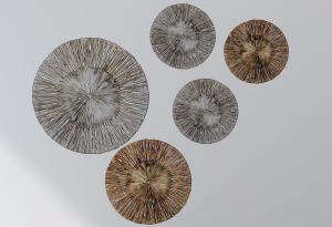 现代金属墙饰挂件组合