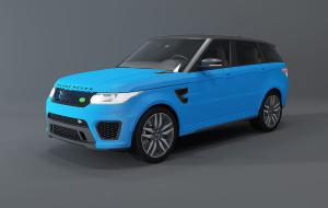 小汽车之路虎揽胜suv