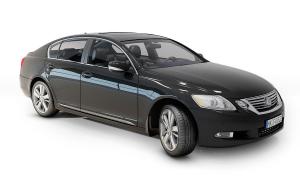 小汽车之黑色雷克萨斯轿车