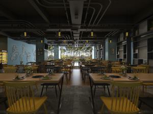 工业风餐馆饭店小吃店