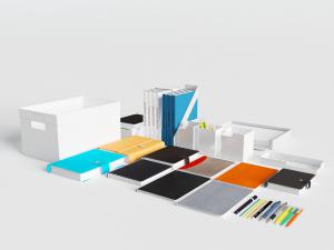 笔纸笔记本、整理箱文具办公用品