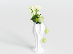 花瓶花卉