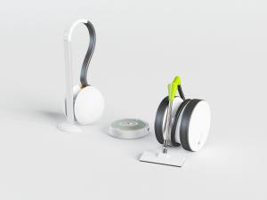 现代室内吸尘器、扫地机器人家用电器