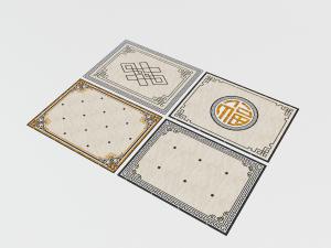 欧式新中式地面石材拼花