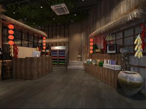 工业风民宿餐馆饭店接待前台