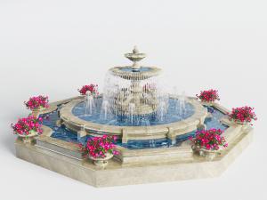 欧式喷泉景观小品流水