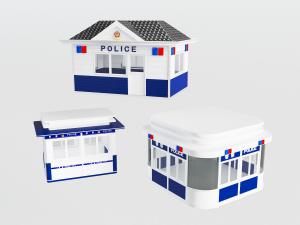 现代警亭岗亭