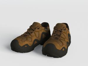 一双户外登山运动鞋