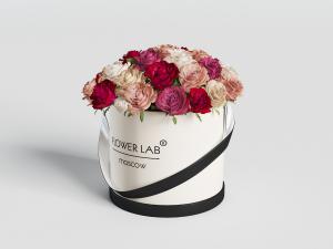 现代桶装花瓶玫瑰花花卉