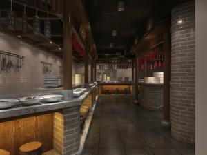 新中式自助餐馆饭店
