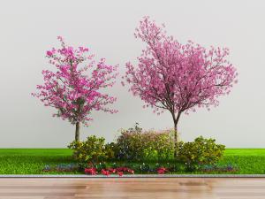 花树景观树木、灌木绿植