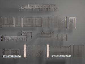 现代金属护栏栏杆围栏