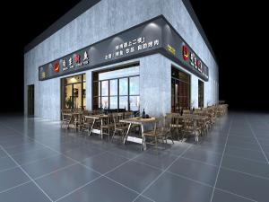 工业风餐馆饭店门头