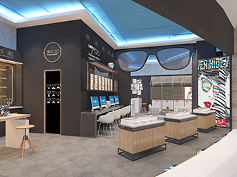 后现代眼镜店