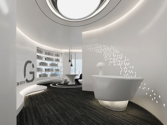后现代接待前台