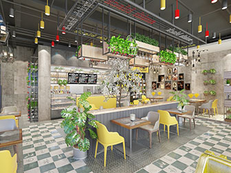 工业风餐馆饭店