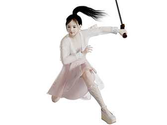 挥剑的少女