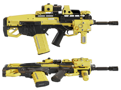 一顶机关枪武器
