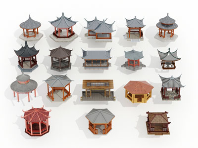 中式古建亭子