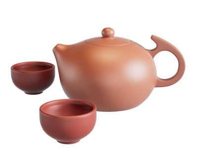 中式紫砂茶具杯子
