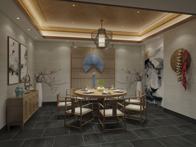 新中式酒店包厢包房