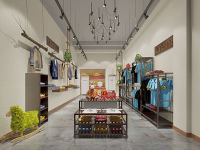 后现代服装专卖店