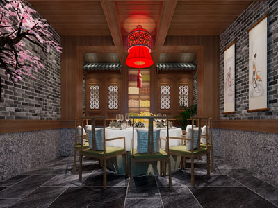中式酒店包厢包间