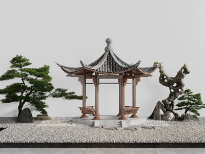 中式景观园艺小品
