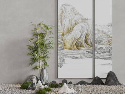 中式庭院景观园艺小品