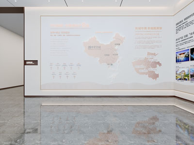 现代企业文化宣传展厅展览