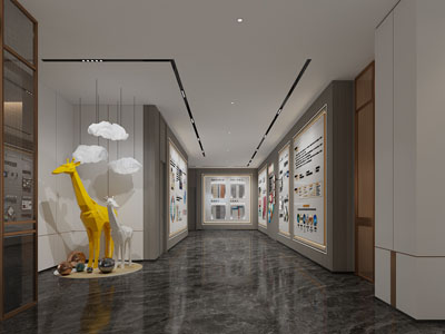 现代企业文化产品展厅展览
