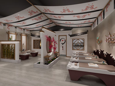 中式美容按摩spa店