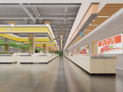 工业loft生鲜便利店、百货超市