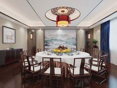新中式酒店包厢包间