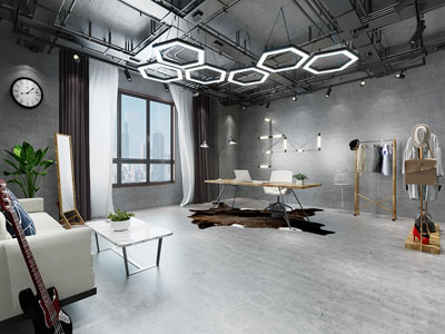 工业loft服装专卖店