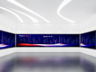 现代房地产公司展厅展览