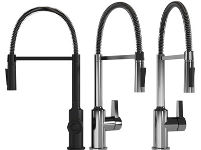 现代可以弯曲拉伸的水龙头
