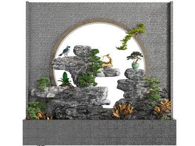 新中式景观园艺小品