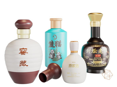 现代陶瓷白酒酒瓶