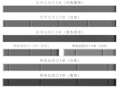现代空调出风口
