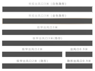 现代空调出风口