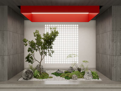 现代室内景观园艺小品