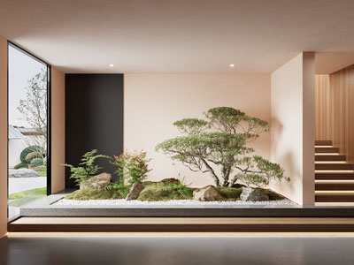 现代室内景观园艺小品