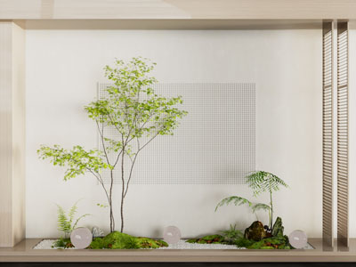 现代室内月球灯 花草树木景观园艺小品