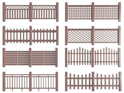 新中式实木栏杆、围栏