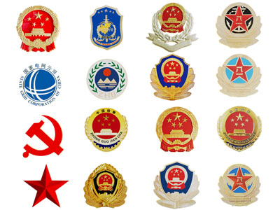 现代国徽 徽章 警徽 五角星