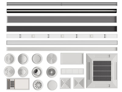 现代空调出风口