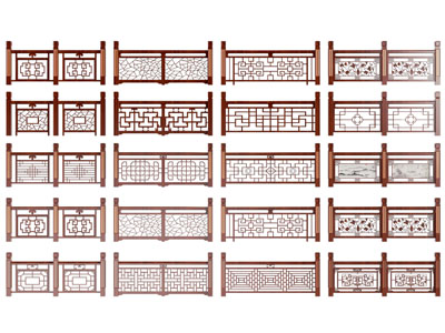 新中式栏杆 护栏 围栏